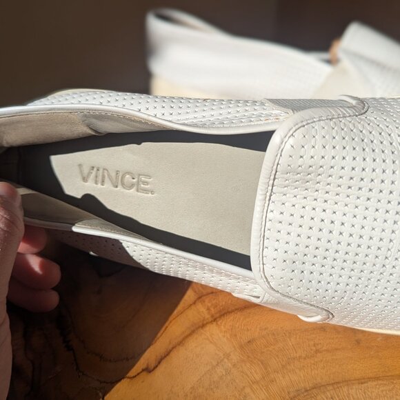 Vince Perforated Leather Blair Sneaker 8.5 - Picture 3 of 5